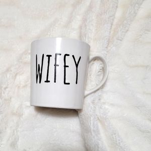 Rae Dunn inspired "wifey" coffee mug